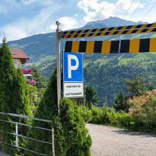 Parkplatz - Pension Weinberg